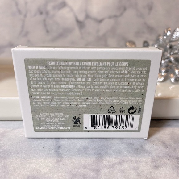 Baxter Of California Exfoliating Body Bar, Hydrating, NEW - Travel Size 28 g - Picture 4 of 9